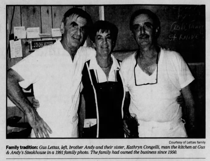 Gus & Andy's — 2000 N. Oracle Road